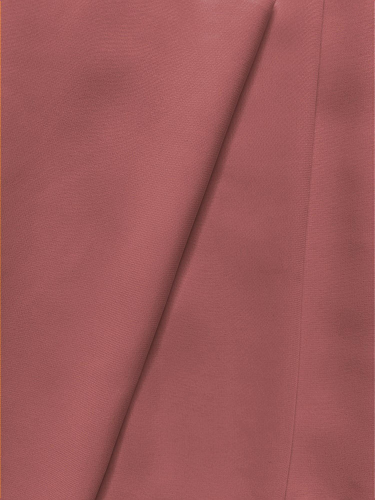 Front View - English Rose Lux Chiffon Fabric by the Yard