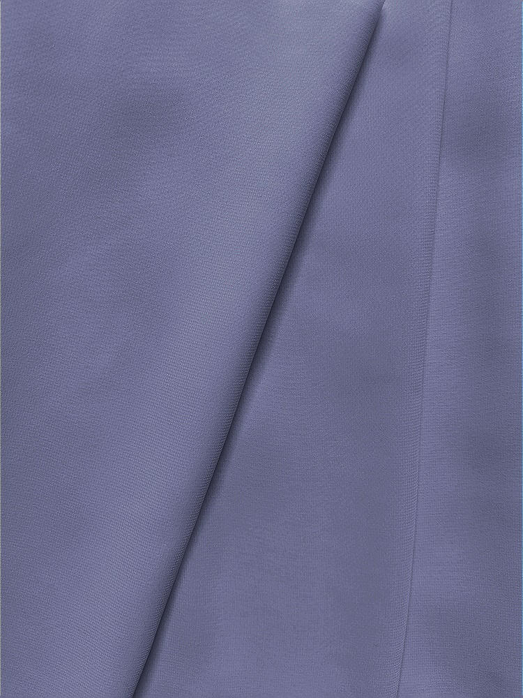 Front View - French Blue Lux Chiffon Fabric by the Yard