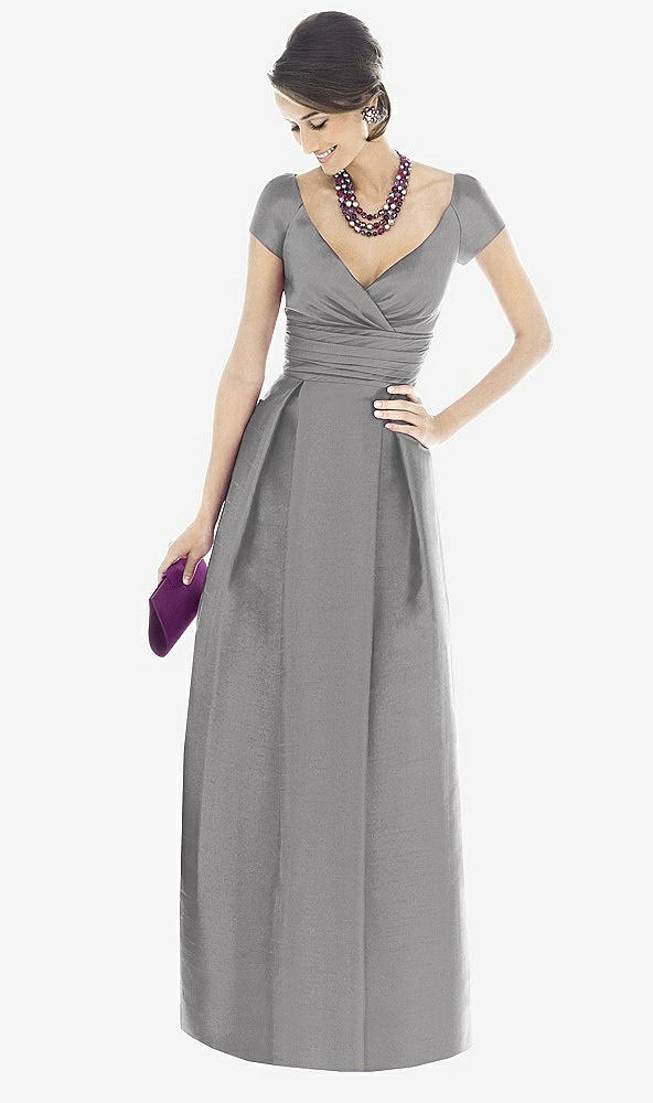 Front View - Quarry Alfred Sung Bridesmaid Dress D501