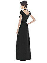Rear View Thumbnail - Black Alfred Sung Bridesmaid Dress D503