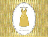 Front View Thumbnail - Marigold & Oyster Will You Be My Maid of Honor Card - Dress