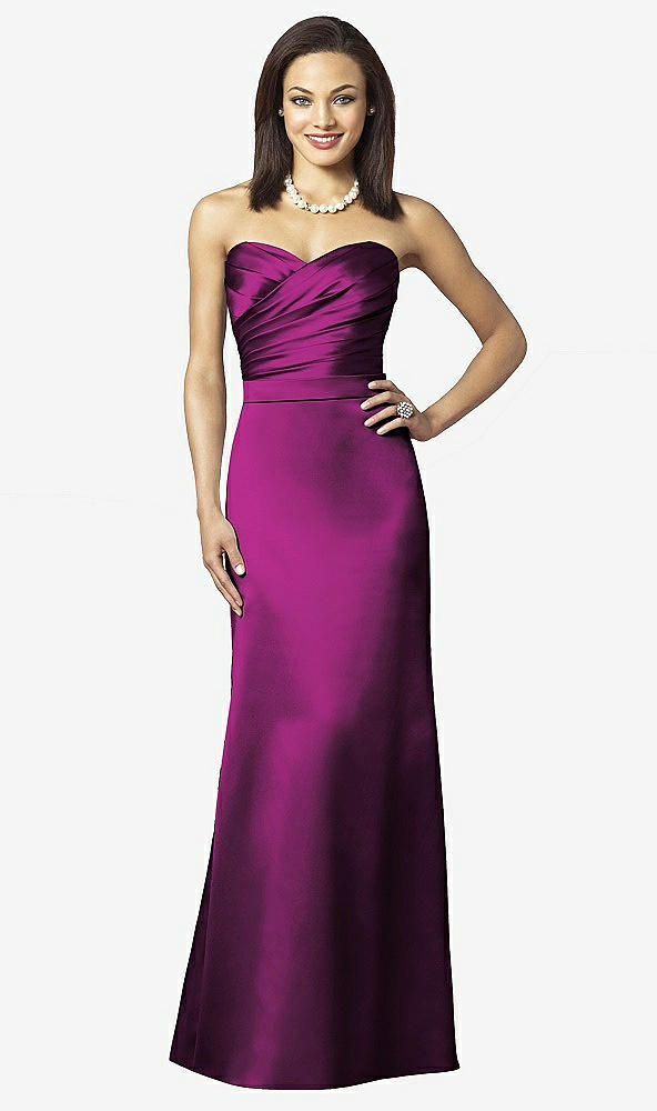 Front View - Wild Berry After Six Bridesmaids Style 6628