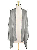 Front View Thumbnail - Chelsea Gray Lux Chiffon Stole