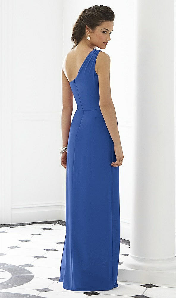 Back View - Classic Blue After Six Bridesmaid Dress 6646