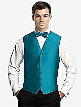 Front View Thumbnail - Oasis Yarn-Dyed 6 Button Tuxedo Vest by After Six