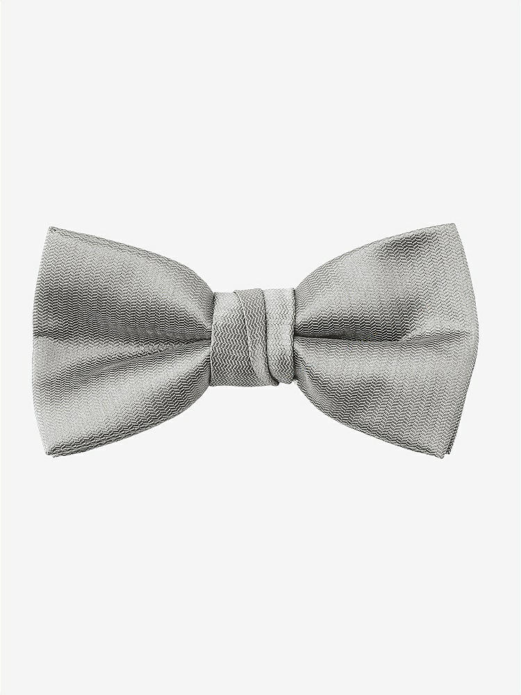 Front View - Chelsea Gray Yarn-Dyed Boy's Bow Tie by After Six