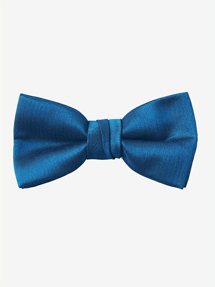 Front View - Cerulean Yarn-Dyed Boy's Bow Tie by After Six