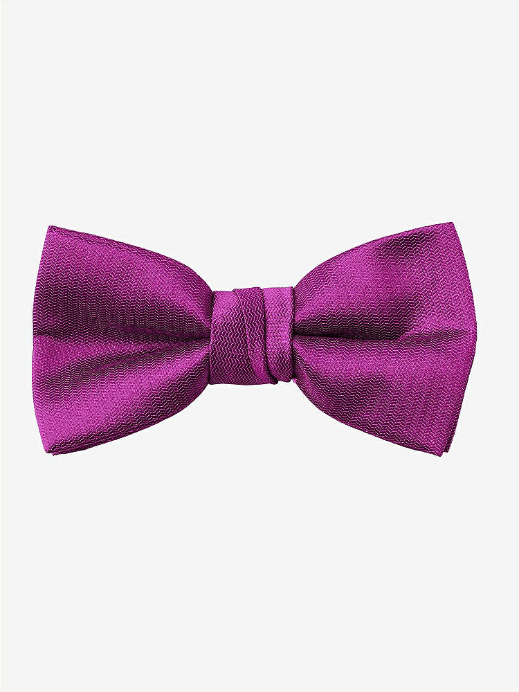 Front View - Persian Plum Yarn-Dyed Boy's Bow Tie by After Six
