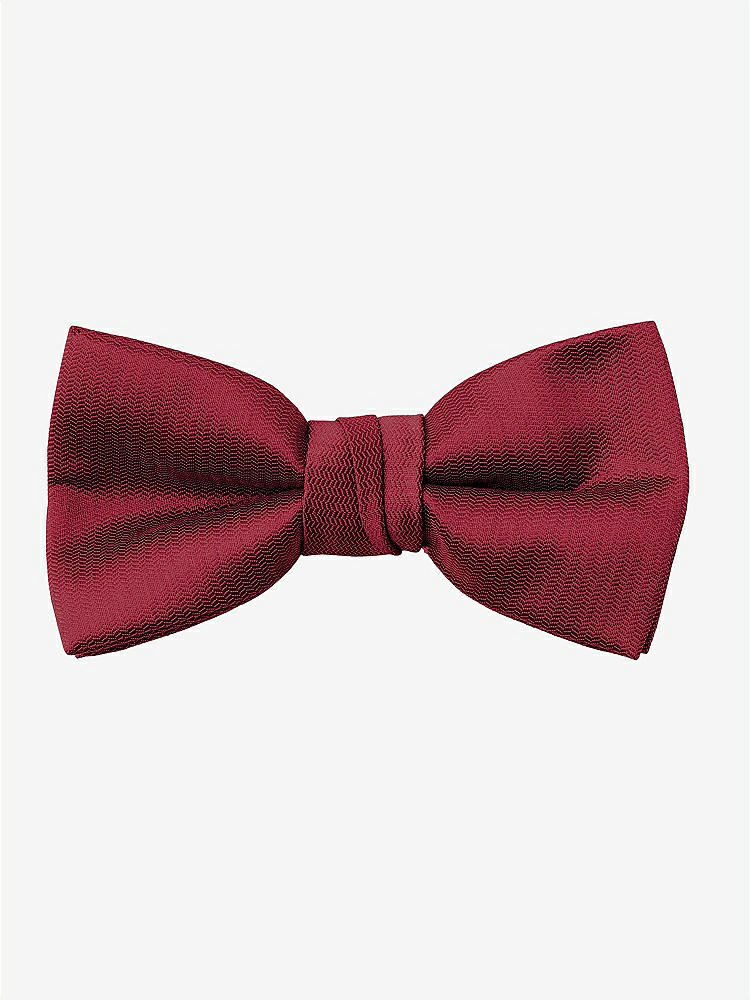 Front View - Burgundy Yarn-Dyed Boy's Bow Tie by After Six