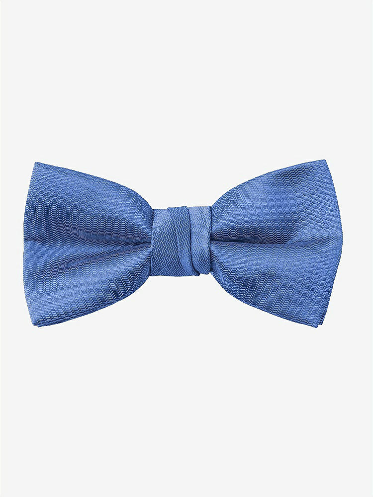 Front View - Cornflower Yarn-Dyed Boy's Bow Tie by After Six
