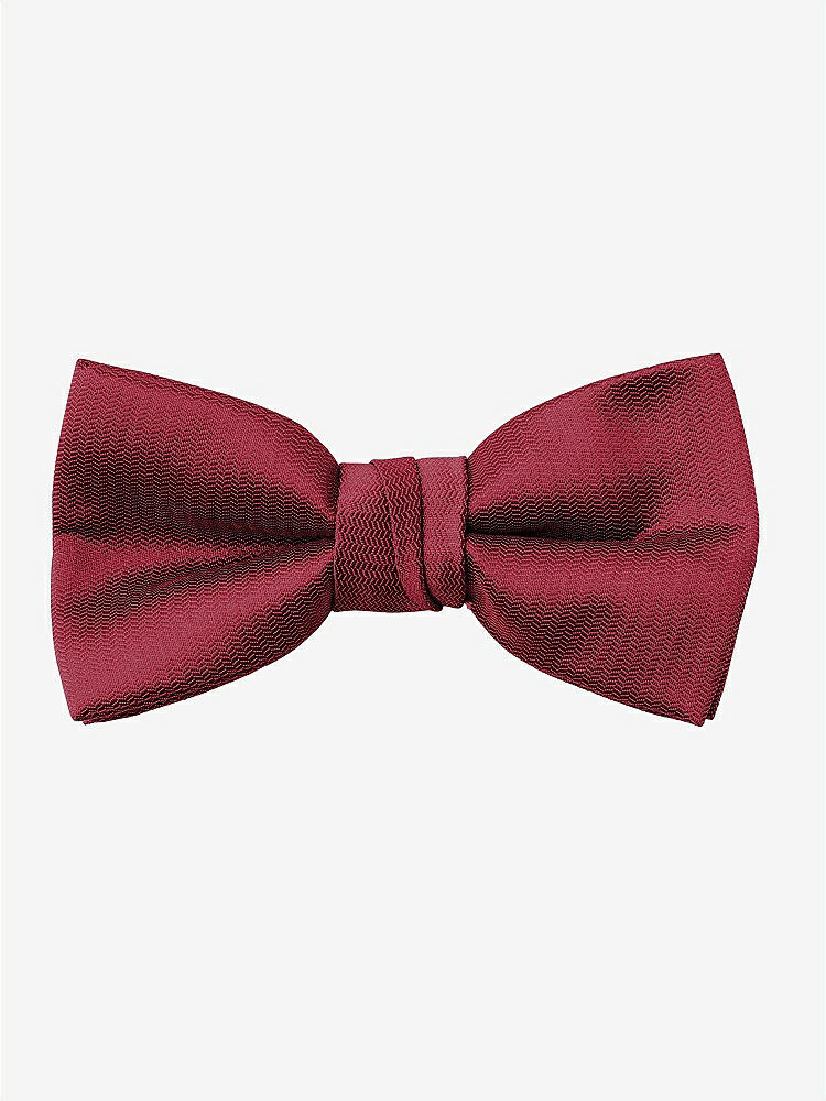 Front View - Claret Yarn-Dyed Boy's Bow Tie by After Six