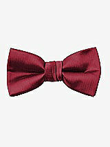 Front View Thumbnail - Claret Yarn-Dyed Boy's Bow Tie by After Six
