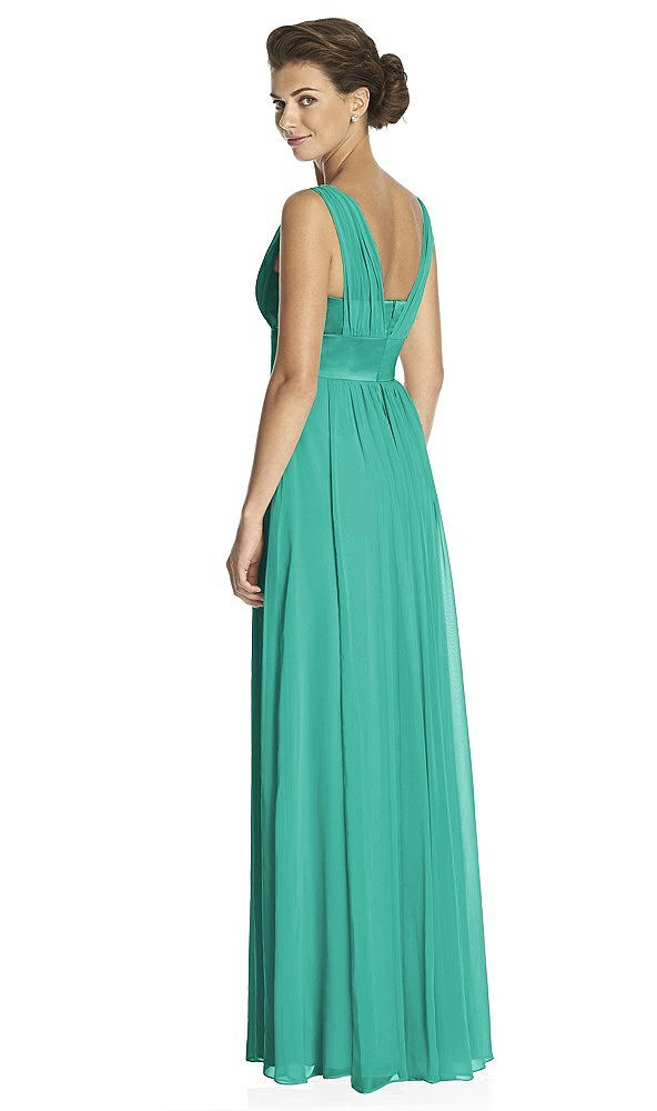 Back View - Pantone Turquoise Dessy Collection Style 2890