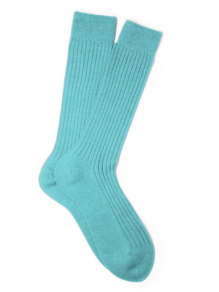 Back View - Spa Men's Socks in Wedding Colors by After Six