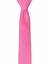 Front View Thumbnail - Strawberry Peau de Soie Narrow Ties by After Six