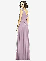 Alt View 5 Thumbnail - Suede Rose Sleeveless Draped Chiffon Maxi Dress with Front Slit
