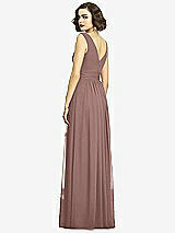 Alt View 5 Thumbnail - Sienna Sleeveless Draped Chiffon Maxi Dress with Front Slit