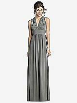 Front View Thumbnail - Charcoal Gray After Six Bridesmaids Style 6680