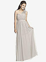 Front View Thumbnail - Oyster Junior Bridesmaid Dress JR526