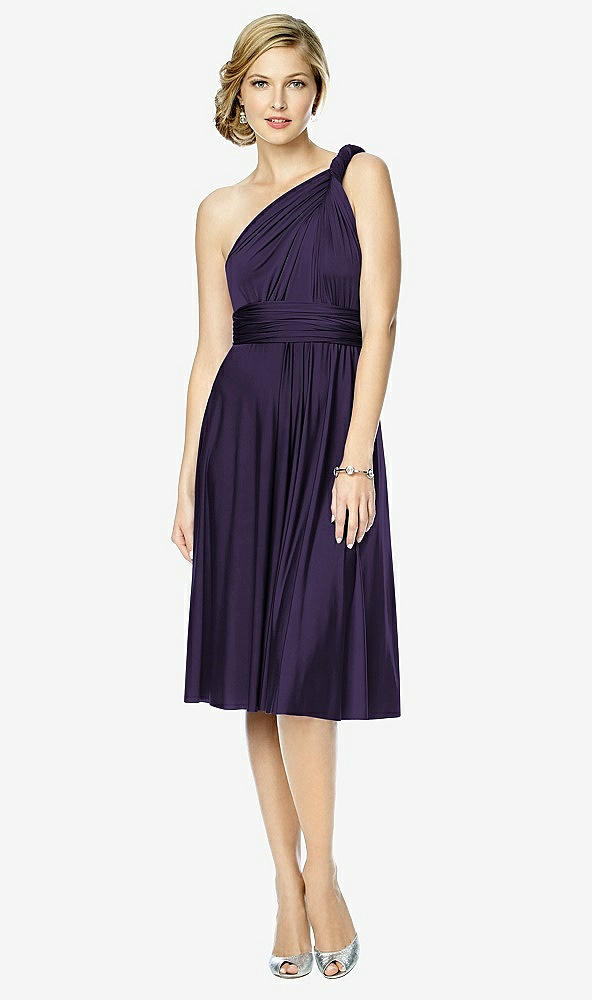 Front View - Concord Twist Wrap Convertible Cocktail Dress