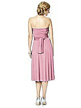 Alt View 6 Thumbnail - Sea Pink Twist Wrap Convertible Cocktail Dress