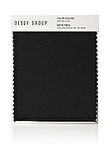 Front View Thumbnail - Black Satin Twill Swatch