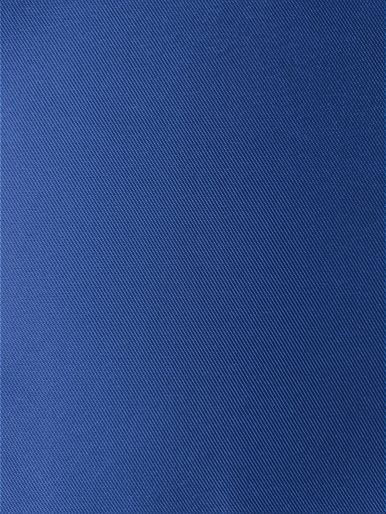 Front View - Classic Blue Satin Twill Fabric by the Yard
