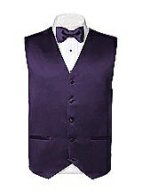 Rear View Thumbnail - Concord Matte Satin Tuxedo Vests by After Six