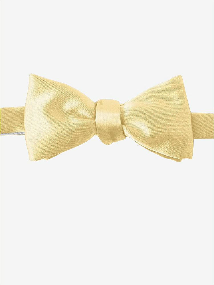 Front View - Buttercup Matte Satin Bow Ties by After Six