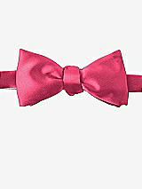 Front View Thumbnail - Pantone Honeysuckle Matte Satin Bow Ties by After Six