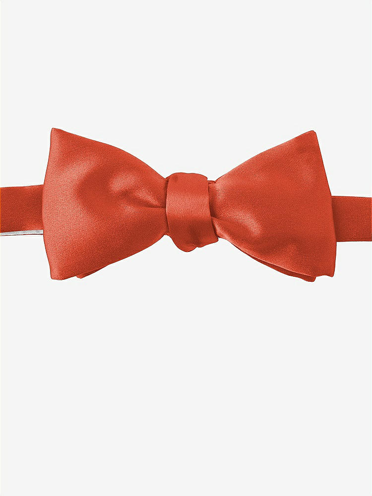Front View - Spice Matte Satin Bow Ties by After Six