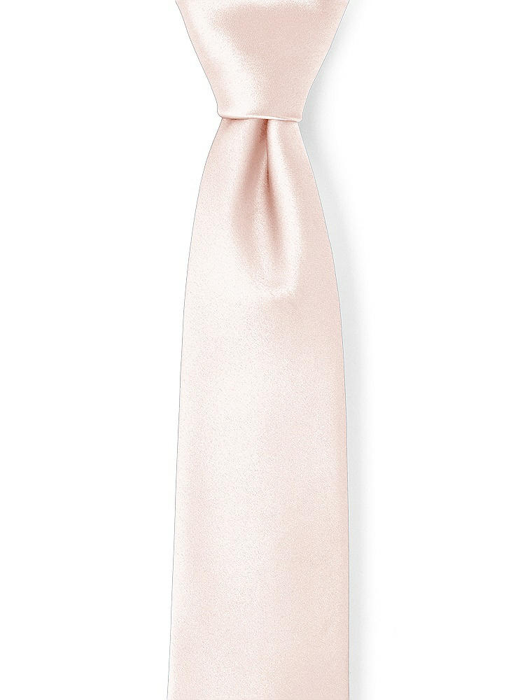 Front View - Blush Matte Satin Neckties by After Six