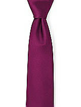 Front View Thumbnail - Merlot Matte Satin Neckties by After Six