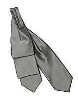 Rear View Thumbnail - Charcoal Gray Matte Satin Cravats by After Six