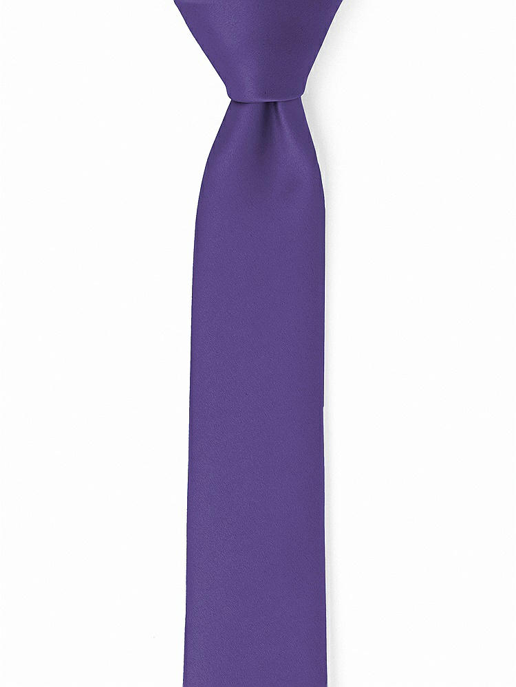 Front View - Regalia - PANTONE Ultra Violet Matte Satin Narrow Ties by After Six