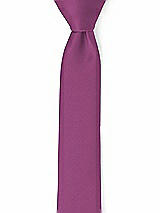 Front View Thumbnail - Radiant Orchid Matte Satin Narrow Ties by After Six