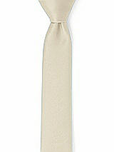 Front View Thumbnail - Champagne Matte Satin Narrow Ties by After Six