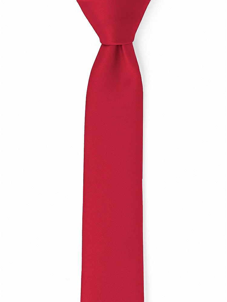 Front View - Flame Matte Satin Narrow Ties by After Six