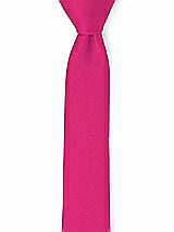 Front View Thumbnail - Think Pink Matte Satin Narrow Ties by After Six