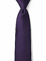 Front View Thumbnail - Concord Matte Satin Boy's 14" Zip Necktie by After Six