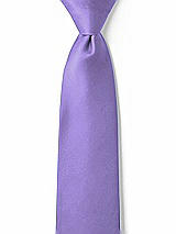 Front View Thumbnail - Tahiti Matte Satin Boy's 14" Zip Necktie by After Six