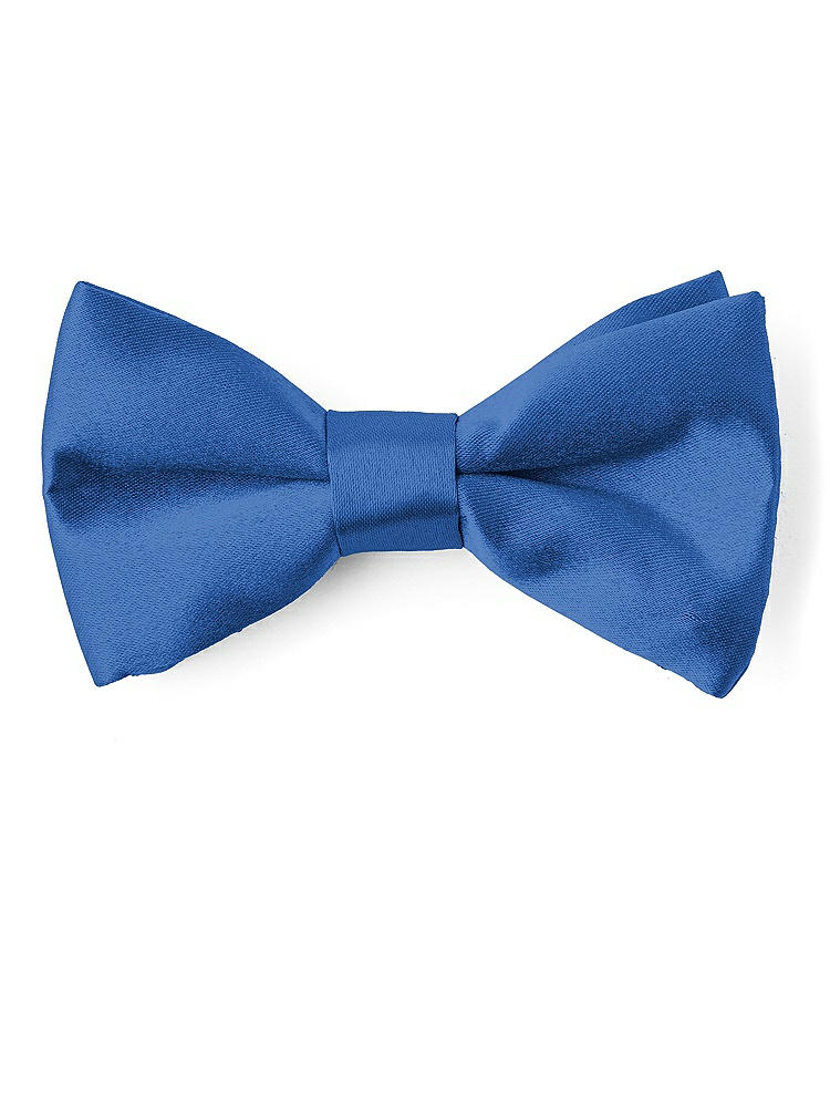 Front View - Lapis Matte Satin Boy's Clip Bow Tie by After Six