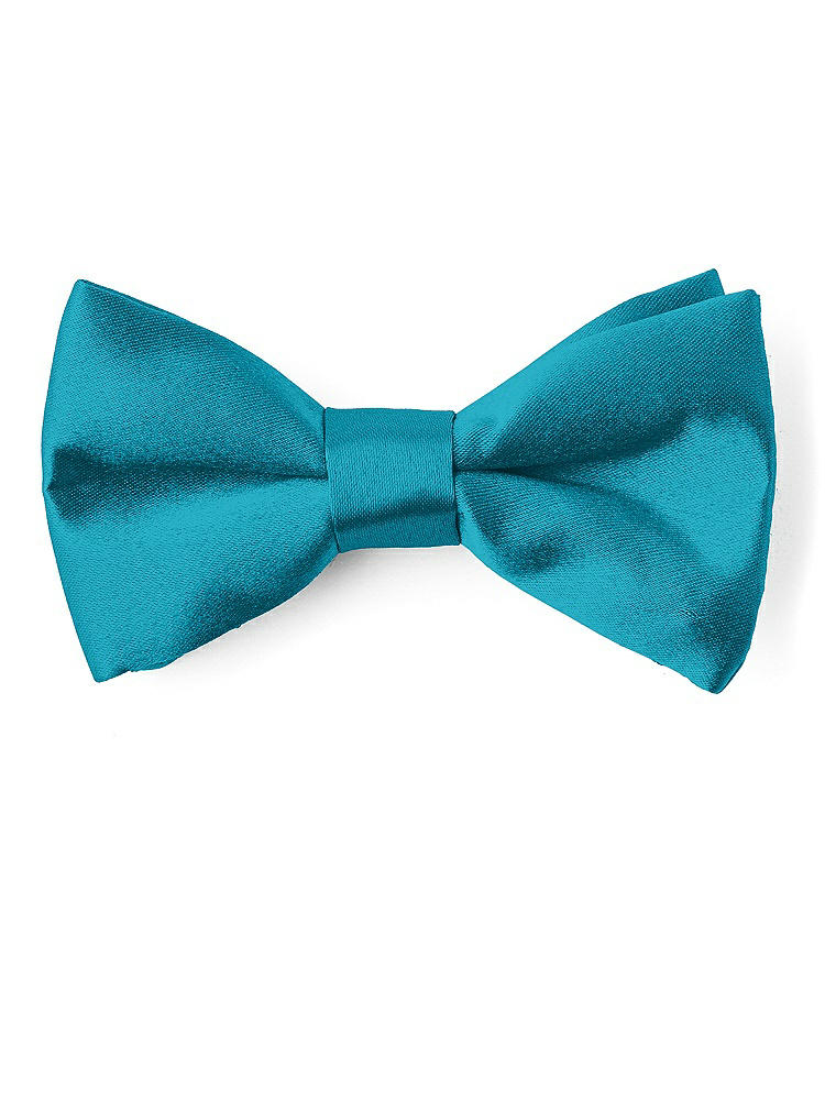 Front View - Oasis Matte Satin Boy's Clip Bow Tie by After Six