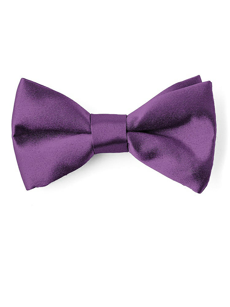 Front View - African Violet Matte Satin Boy's Clip Bow Tie by After Six