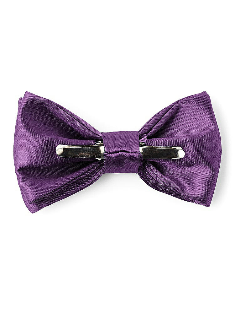 Back View - African Violet Matte Satin Boy's Clip Bow Tie by After Six