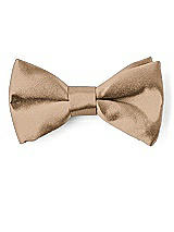 Front View Thumbnail - Cappuccino Matte Satin Boy's Clip Bow Tie by After Six