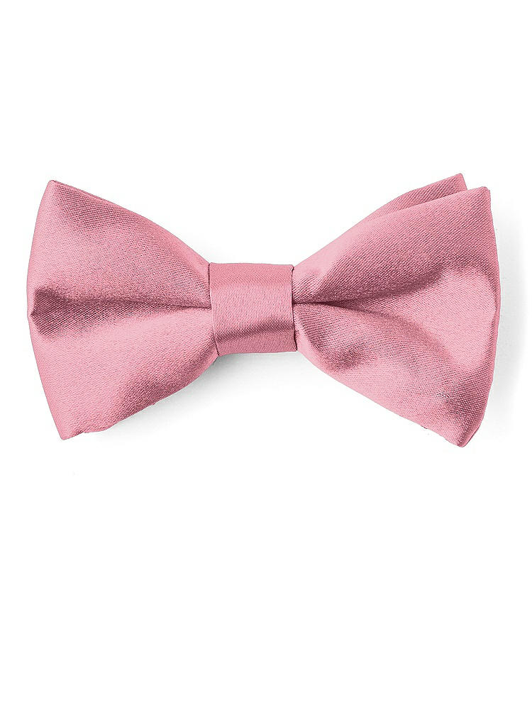 Front View - Carnation Matte Satin Boy's Clip Bow Tie by After Six