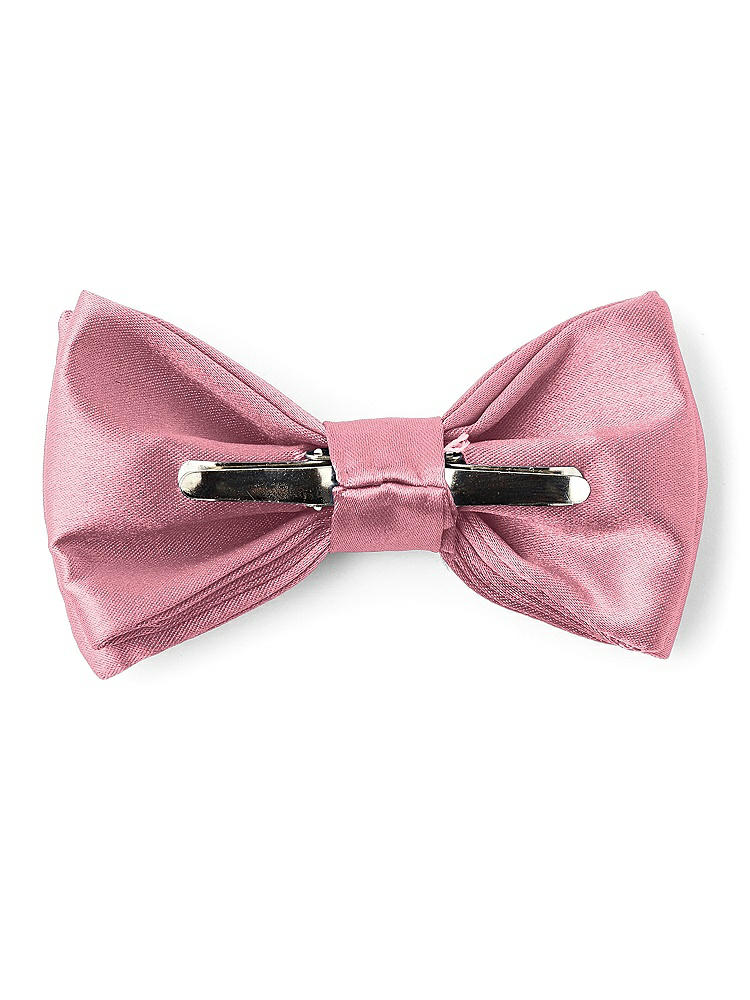 Back View - Carnation Matte Satin Boy's Clip Bow Tie by After Six