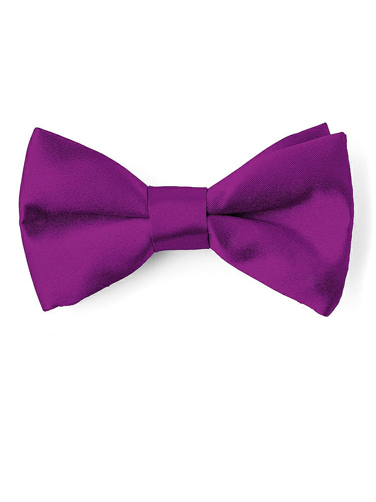 Front View - Dahlia Matte Satin Boy's Clip Bow Tie by After Six