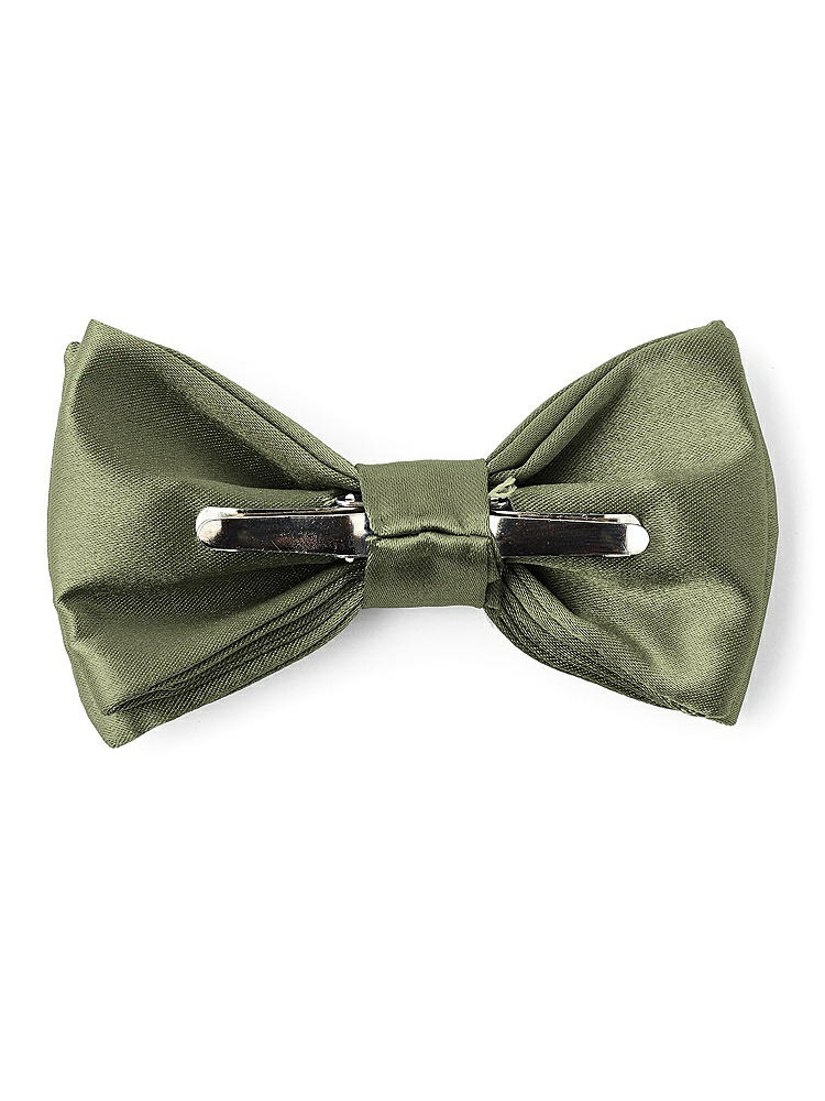 Back View - Moss Matte Satin Boy's Clip Bow Tie by After Six